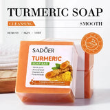 Tumeric Soap, Body and Face Tumeric Soap, Clears Pores, Brighten Face, Srink Pores, Remove Acnes