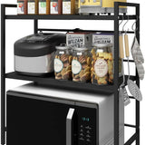 2Tier Heavy Duty Telescopic Adjustable Microwave Stand