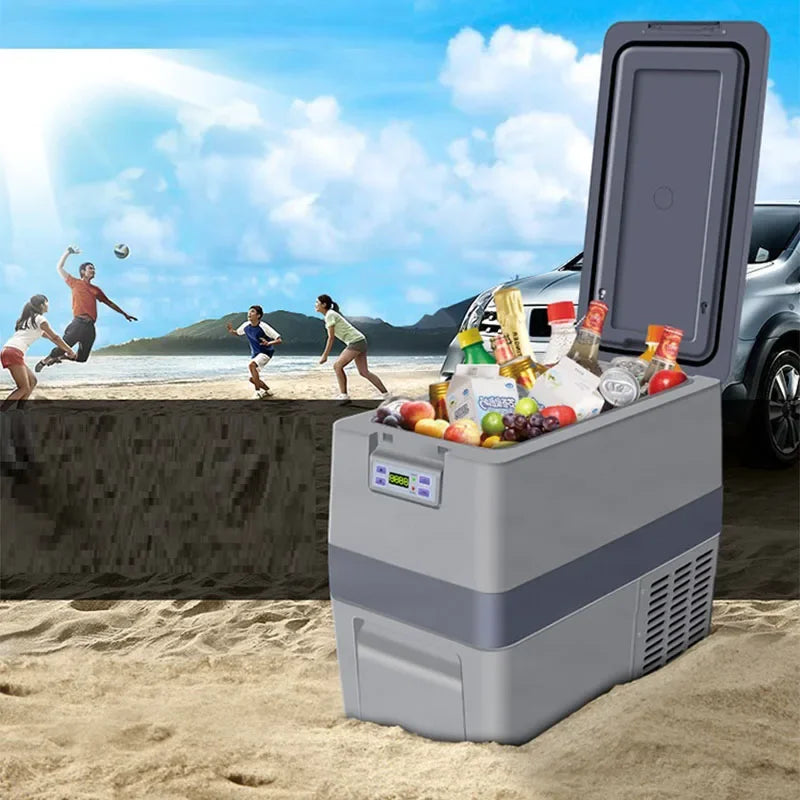 25/30L Car Refrigerator Mini Fridge Small Freezer 12V Compressor Portable Cooler 220V 12v car Mini Refrigerator