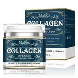 Mabox collagen day and night face cream