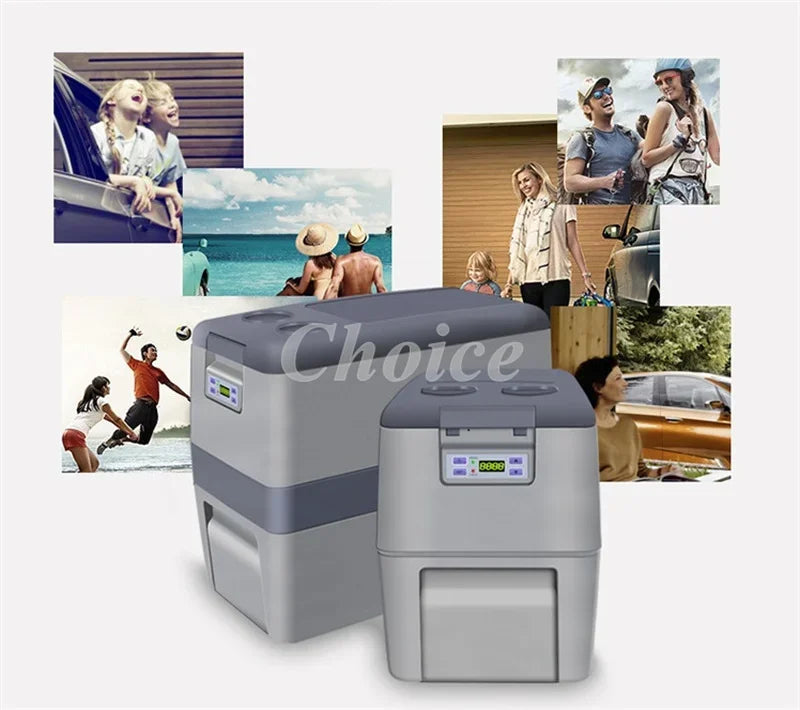25/30L Car Refrigerator Mini Fridge Small Freezer 12V Compressor Portable Cooler 220V 12v car Mini Refrigerator