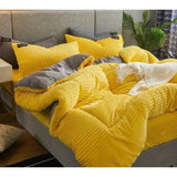 Velvet 6x6,Luxurious Heavy 4 Pack Duvet,1 Bedsheet & 2 Pillowcases