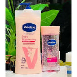 Vaseline Daily Brightening Even Tone Lotion+ Intensive Care Vitamin B3 Body Oil
