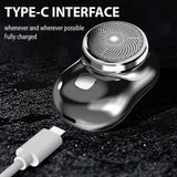 Rechargable Portable Mini Shaver, Electric Razor for Men, Pocket Size Mini Shaver, USB Rechargeable Mini Electric Shaver