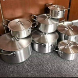7 Pieces Sufuria with Lids