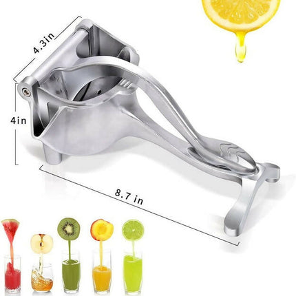 Multipurpose Metallic Manual Juicer, Lemon Squeezer Citrus Juicer Hand Press Heavy Duty Manual Squeeze, Juicer Extractor Tool