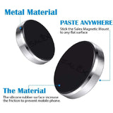 Universal Magnetic Car Phone Holder 360 Degree Swivel Dashboard Mount Black