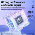 Air39 Transparent TWS Bluetooth Earbuds with 7LED Display HiFi Sound