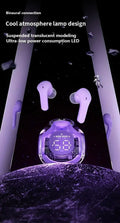 Air39 Transparent TWS Bluetooth Earbuds with 7LED Display HiFi Sound