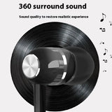 3.5mm Wired Earphones: HIFI Bass, In-Ear Stereo, Mic for Gaming & Sports