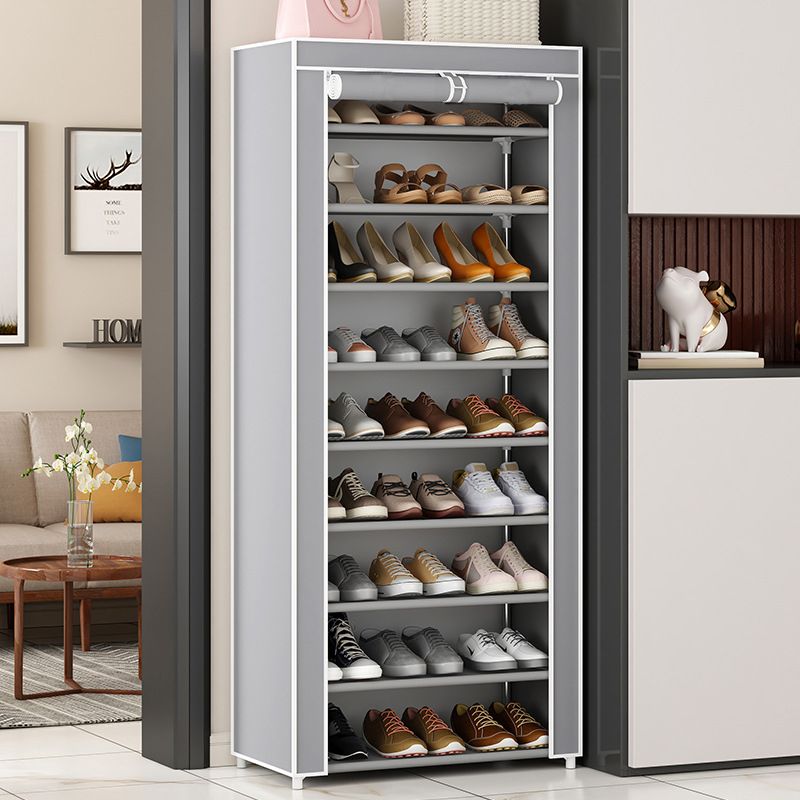 Jaza Keja 6-Tier Dustproof Shoe Rack, Freestanding Easy Assembly Storage Organizer