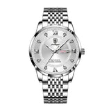 POEDAGAR Men's Waterproof Luminous Quartz Business Watch: Ultra-thin, Calendar, Top Brand