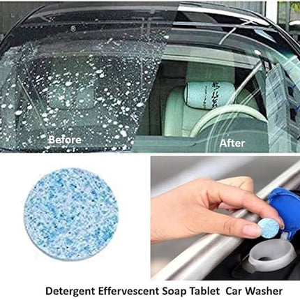 Tablet Car Wiper Effervescent Windscreen Cleaner - 10 Pieces