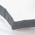 Utopia Bedding Gusseted Pillow (2-Pack) Premium Quality Bed Pillows - Side Back Sleepers - Grey Gusset - Queen - 18 x 26 Inches - Size: Queen (2 Count) / Color: Gray