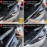 2pcs 30cm Flexible Waterproof LED DRL Strip Daytime Running Lights