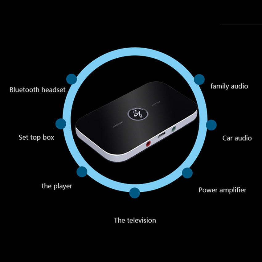 Bluetooth 5.0 Wireless Audio Adapter Transmitter Receiver for TV PC Phone Stereo