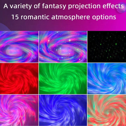 Creative USB Space Capsule Starry Atmosphere Projection Lamp Projector