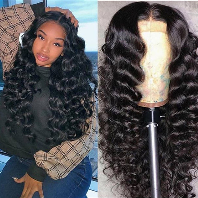 Wig Female African Texture Small Volume Mid-length Curly Hair Wig Headgear