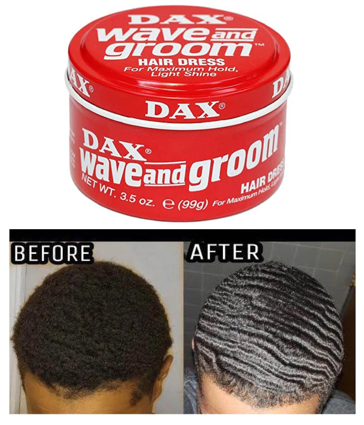 Dax Wave And Groom Hair Dress For Maximum Hold Light Shine Making Waves