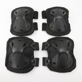 4PCS Tactical Knee and Elbow Pad Set Military Protective Gear