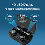 RichRipple M10 TWS Bluetooth 5.0 Wireless Earbuds with LED Display and Mic