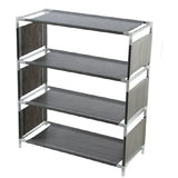 Versatile 4-5 Tier Portable Shoe Rack Organizer for Home Living Storage