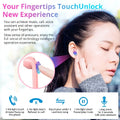 TWS Bluetooth 5.0 Noise-Cancelling Earpods with Sweatproof Design & Touch Control