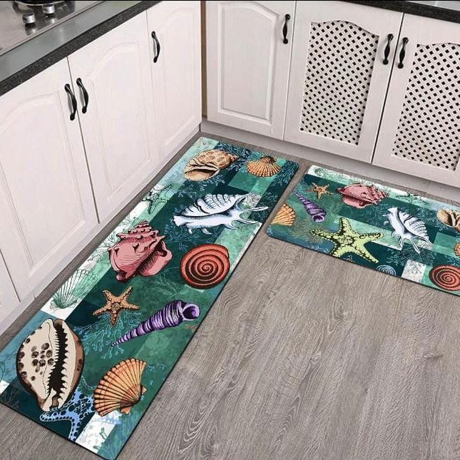 3D Simulation Non slip Washable Kitchen Mats