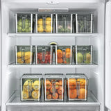 3L Acrylic Refrigerator Storage Container Box with Handle Organiser