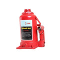5-Ton Hydraulic Car Jack Red Steel Lifting Tool