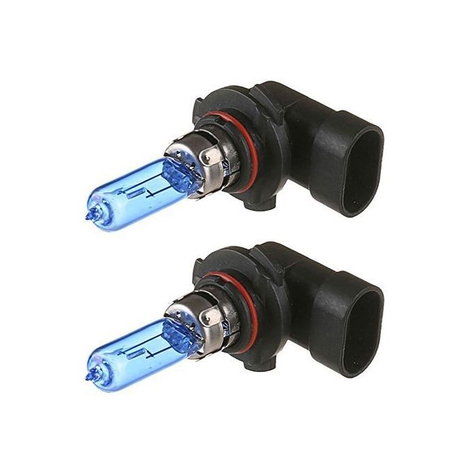 2Pcs Xenon Gas Halogen Headlight Bulbs 9005/HB3 100W 12V 6000K White