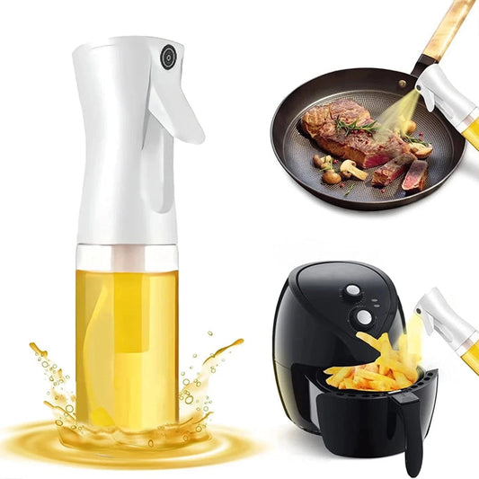 Olive Oil Sprayer for Cooking - 250ml Acrylic Oil Dispenser Bottle Spray Mister