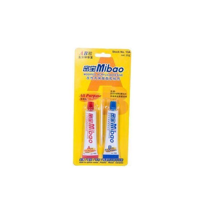 2-Piece Modified Acrylic Adhesive for Metal Plastic Wood & Concrete Turtle Wax