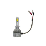 2-Piece LED 360-Degree Adjustable Beam H1 Headlight Bulbs Silver