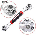 48-in-1 Vanadium Steel Torque Wrench Set with Universal Socket