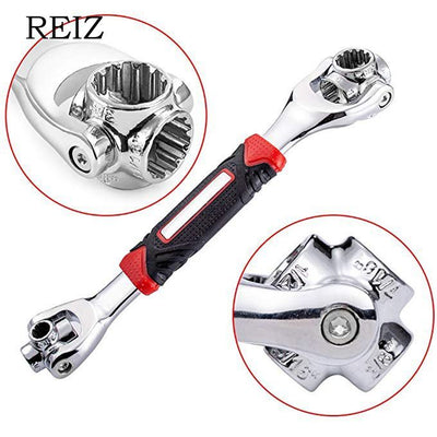 48-in-1 Vanadium Steel Torque Wrench Set with Universal Socket