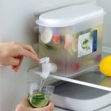 3.5L Fridge Juice & Water Dispenser with Tap – Leak-Proof Beverage Container for Refrigerator