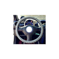 Grey Silicone Car Steering Wheel Cover Anti-Skid Grip 36-40cm