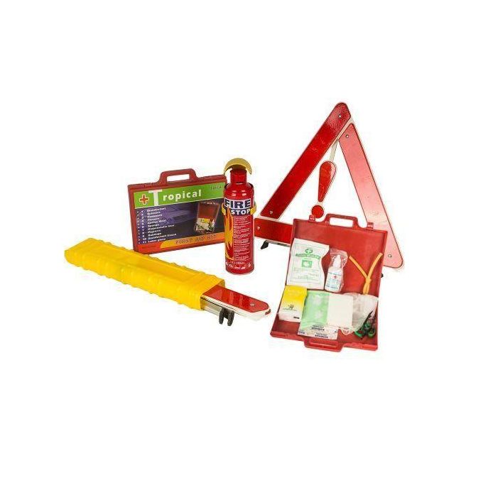 Bundle LED Life Saver Fire Extinguisher and First Aid Kit