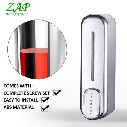 Multi Purpose Wall Mounted Abs Plastic Bathroom Soap Shampoo Conditioner Lotion Sanitizer Gel Dispenser