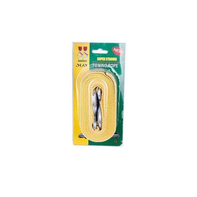 5 Ton Heavy-Duty Nylon Tow Strap with Safety Hooks 13.1 ft