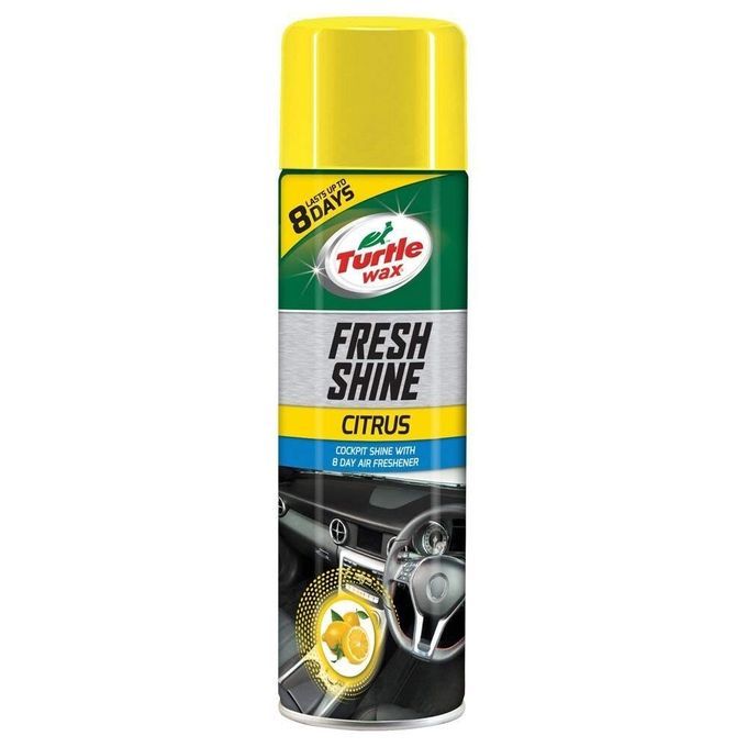 Fresh Shine Citrus Interior Plastic Cleaner 500ml Yellow Turtle Wax