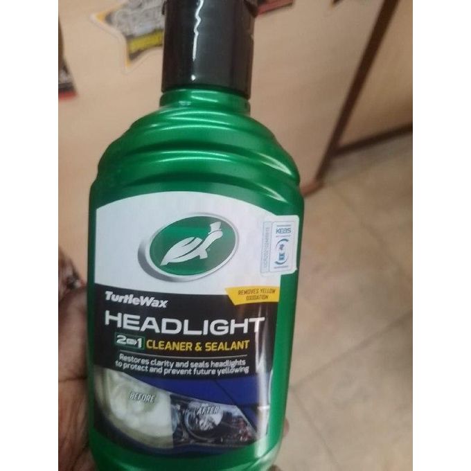 Headlight Restorer Kit Drill-Based Sanding Pads Compound Wipes Turtle Wax