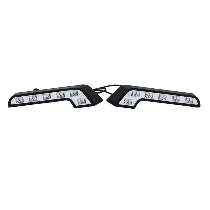 2-Piece Universal LED Car Daytime Running Daylight Front Fog Lamp