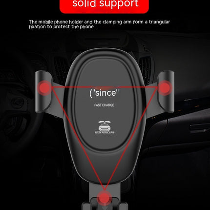 D12 Car Wireless Charger Air Outlet Clip