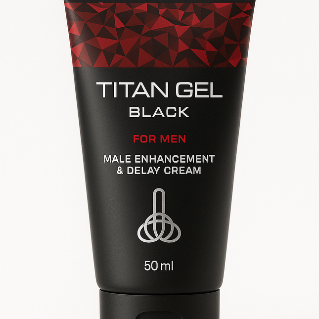 Titan Gel Black for Men – Boost Size, Last Longer & Perform Better (50ml)
