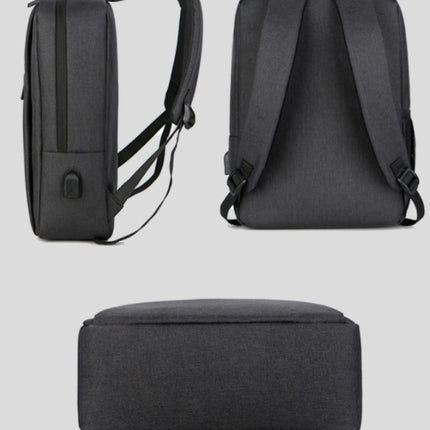 Waterproof and shockproof rechargeable backpack laptop bag