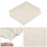 3-Pack Reusable Fine Mesh Nut Milk Strainer Bags - Almond, Soy, Juice