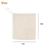 3-Pack Reusable Fine Mesh Nut Milk Strainer Bags - Almond, Soy, Juice