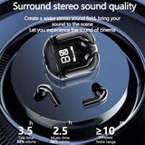 Transparent Wireless Bluetooth Earbuds: Macaron Colors, Touch Control, LED, HiFi, Noise-Canceling